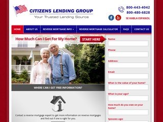 Reverse Mortgage Website Redesign