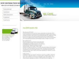 Third Party Logistics Company Website Before Website Redesign
