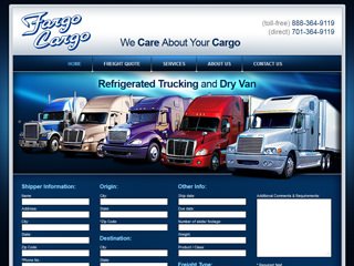 Trucking Website Design