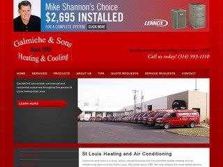 St. Louis Heating & Cooling Before Redesign