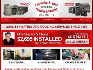 St. Louis Heating & Cooling After Website Redesign