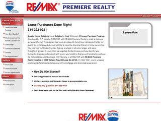 St. Louis Real Estate Agent Website Before Website Redesign