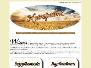 Nutrapathic Before Website Redesign
