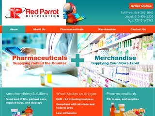 Red Parrot Pharmaceutical Distributor After Redesign