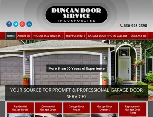 Duncan Garage Door Repair After Redesign
