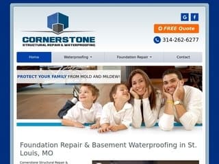 St. Louis Foundation Repair Website Redesign
