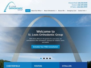 Dentist Website Design After Redesign