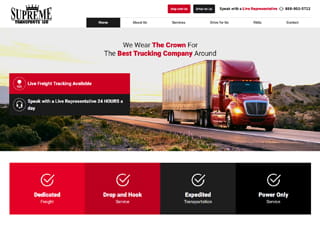 Trucking SEO & Website Design
