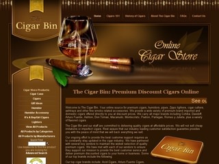 The Cigar Bin Online Cigar Store