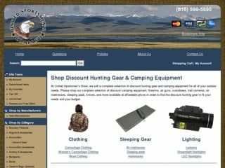 Hunting Website Design