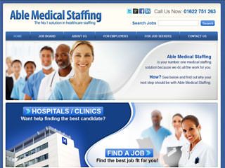 Medical Staffing Website Design