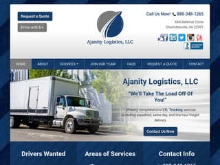 Logistics Website Design