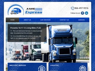 Trucking Website Design