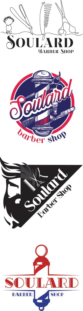 Barber Shop & Salon Logo Design