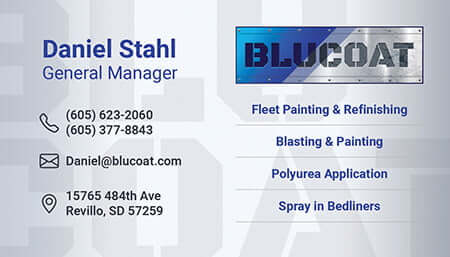 Blucoat Business Card Design