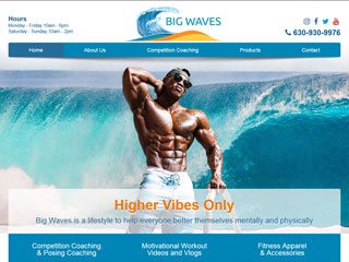 Fitness Training Website Design