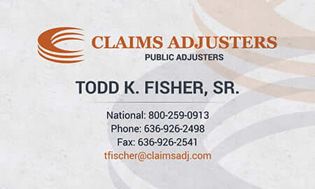 Claims Adjusters Business Card Design