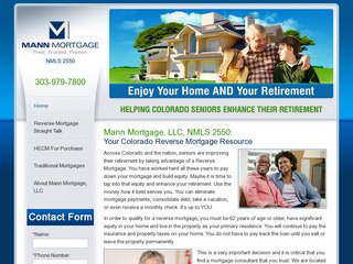 Reverse Mortgage Website Design