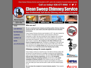 Trucking Website Design before Website Redesign