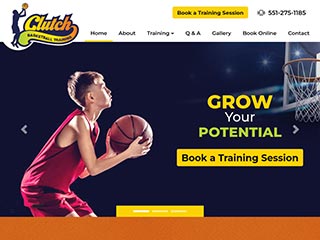 Athlete Website Design