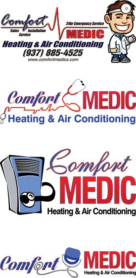 Heating & Cooling Logos