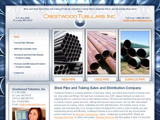 Steel Pipe Distribution Company Website Design