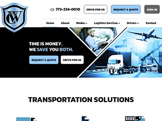 Logistics Website Design