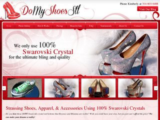 Fashion Website Design - Designer Shoe Strassing Company