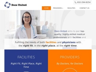 Doctor & Medical Staffing Website Design