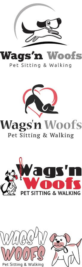 Pet Sitting & Walking Logo Design