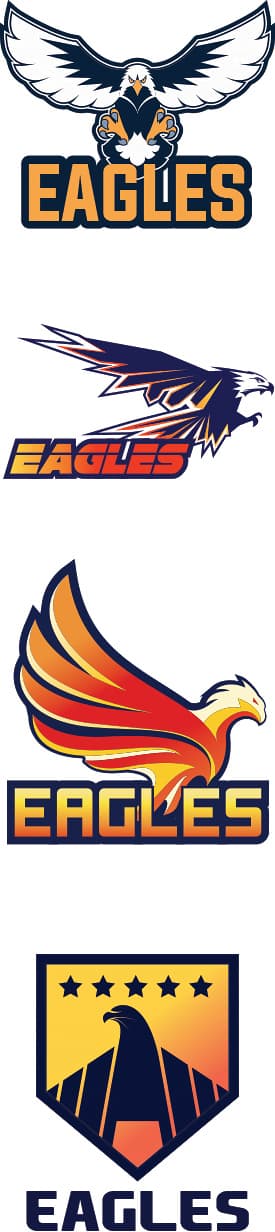 Eagle Animal Mascot Logo Designs