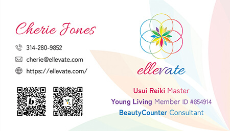 Beauty and Wellness Business Card Design