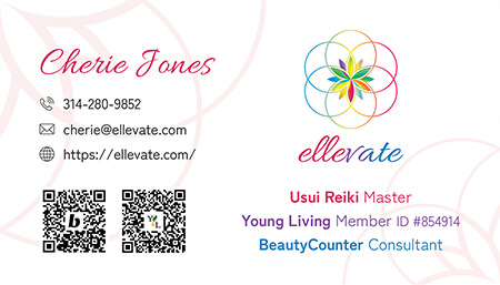 Wellness Custom Business Card Design