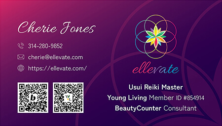 Health and Wellness Business Cards