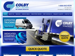 Trucking Website Design