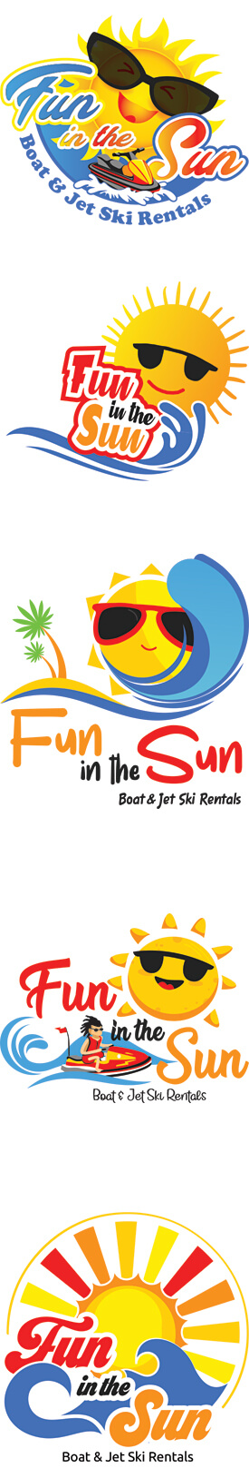 Fun in the Sun - Vacation Rental and Travel Company Logos | Logo Design Services