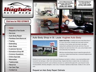 Auto Body Repair Shop Website Design