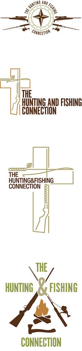 Hunting and Fishing Logo Design
