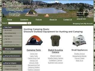 Hunting Website Design | Ecommerce Hunting Supply Website