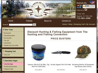 Hunting Website Design