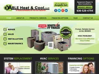 HVAC Company After Website Redesign