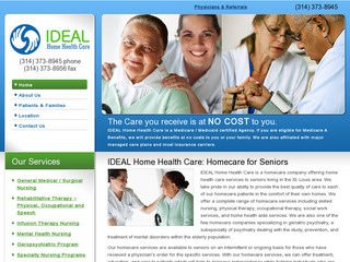 Nursing & Home Health Care Website Design