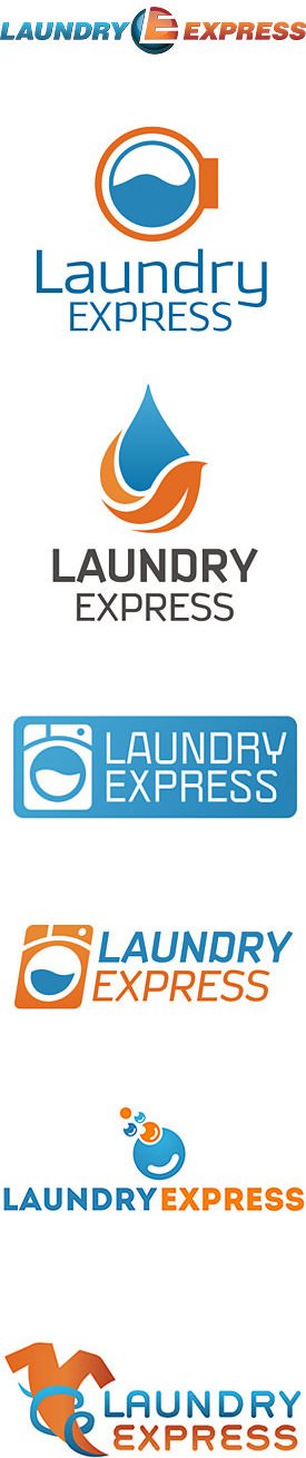 Laundromat Logo Design