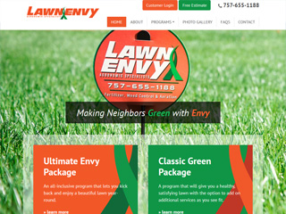 Lawn Care Website Design