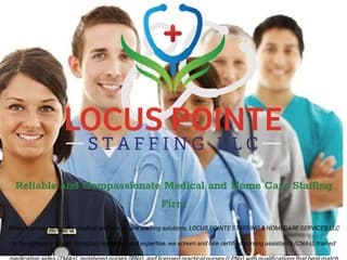 Medical Staffing Website Design Before Website Redesign