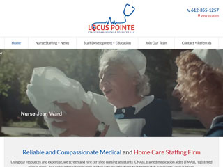 Nurse Staffing & Homecare Website Design