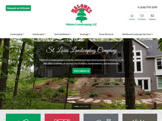 Landscaping Website Design After Redesign