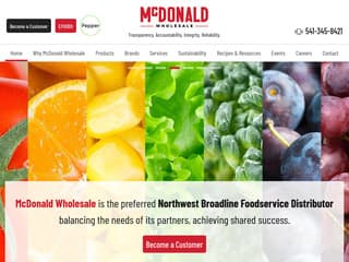 Wholesale Foodservice Distributor Website Design