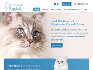 Website Design for Cat Breeders