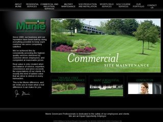 Lawn Care Website Design Before Website Redesign